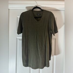 Goodlife Tri Blend Scallop V, Green, Size L